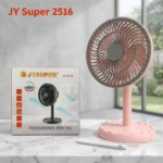 JySuper JY-2215 Professional Rechargeable Portable Mini Folding Table Fan 4000mAh Bettery.