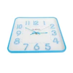 Ajina Maple Digit Wall Clock-Blue (Square) - Image 2