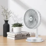 Dp 7627 (4000mAh Rechargeable Portable Usb Fan With Led Light)