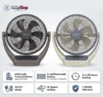 JY Super 2526 Rechargeable Fan– 20 Hours Battery Backup - Image 5