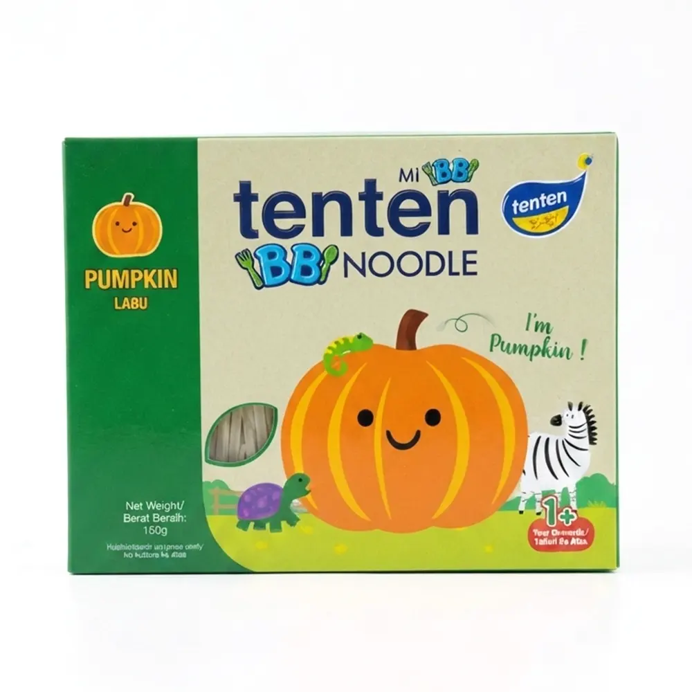 pumkin tenten ager noodle Tenten Natural Baby BB Noodle Pumpkin - Image 1