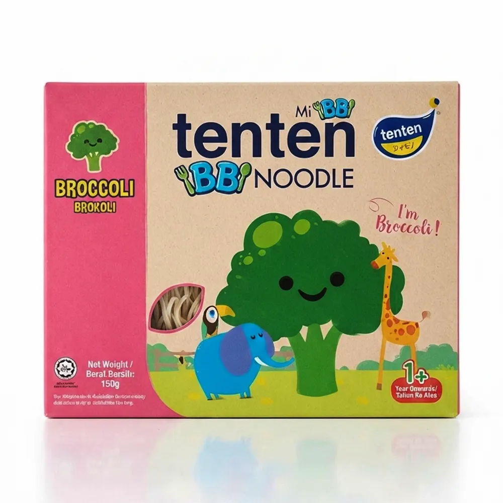 tenten brokoli ager tenten Tenten Natural Baby BB Noodle Brocoli - Image 1